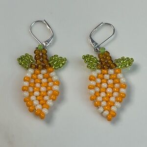Creamsicle fruit earrings